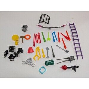 Fisher Price Imaginext Accessories Lot 30+ Bullets, Ladder, Armour, Etc